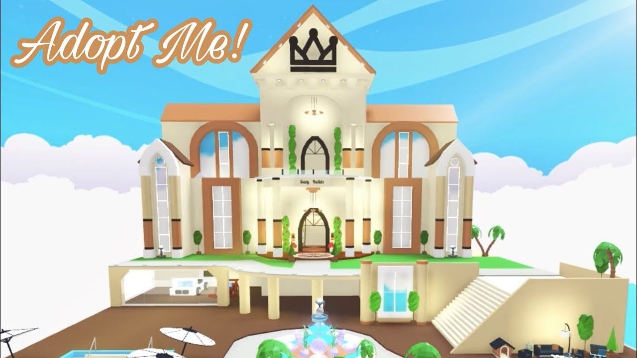 MON PALAIS ROYALE A 999,999,999$ SUR ADOPT ME ( ROBLOX ADOPT ME) - YouTube