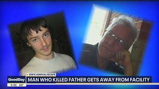 Man who killed father gets away from Texas facility