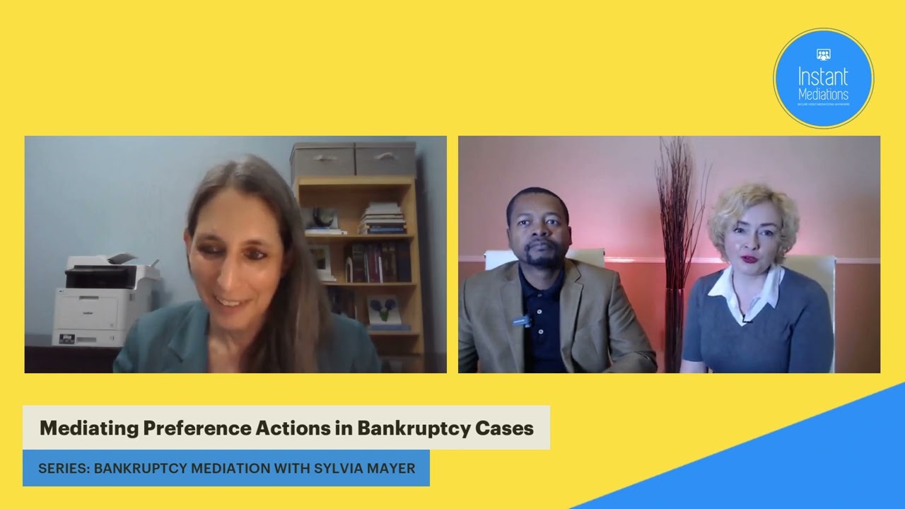 Mediating Preference Actions in Bankruptcy Cases