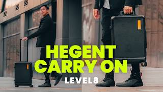 LEVEL8 HeGent Carry On Luggage Review | Zipperless AND Aluminium Frame?