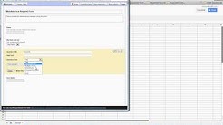 Create a maintenance form with Google Docs   Part 1 