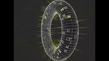 Leak out from torus. #プログラミング  #creativecoding #openframeworks