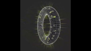 Leak out from torus. #プログラミング  #creativecoding #openframeworks