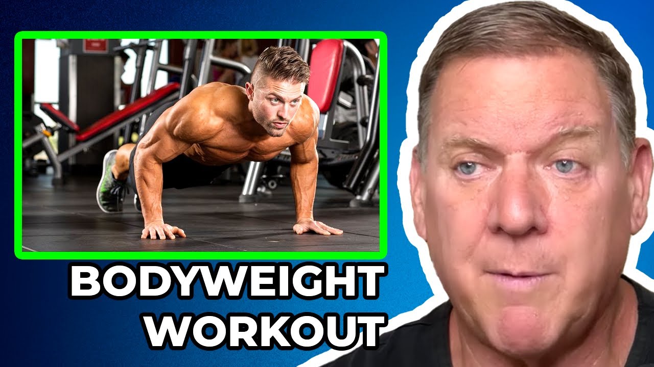 Тренировка с собственным весом: подтягивания + отжимания + приседания (балансирующие повторения)