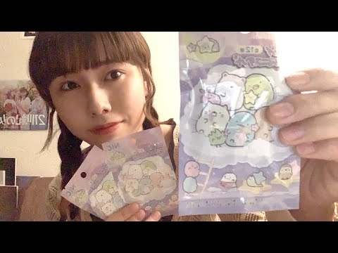 【ASMR】アクリルミニスタンドを開封する｜袋の音｜囁き｜opening random acrylic stand ｜whisper