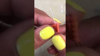 Learn how to weave square stitch with me. Full video on my channel. #diyjewelry #squarestitch