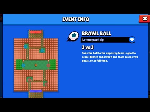 უმაგრესი brawll ball Map!!! brawl stars ქართულად