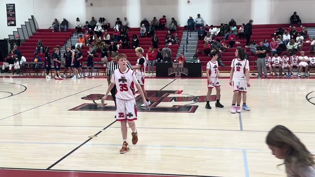 Callan middle school basketball seventh grade game 7