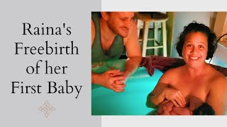 Rainas Freebirth of her First Baby, a Water Birth, in Gainesville, Florida