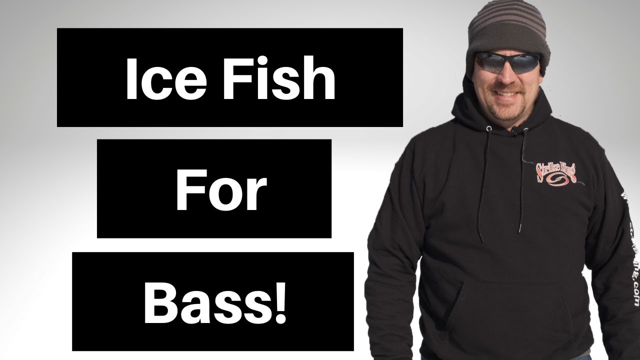 Catching Bass Through the Ice How to Catch Bass Ice Fishing YouTube