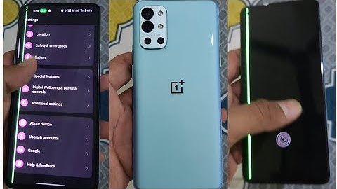 green line on my OnePlus 9r | OnePlus green line problem after update