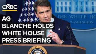 Attorney General Todd Blanche holds White House press briefing with reporters — 9/15/2026