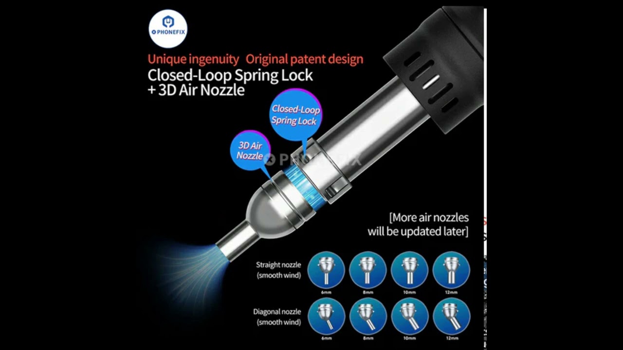 AiXun H314 1400W Hot Air Gun Smart Digital BGA Soldering Station 