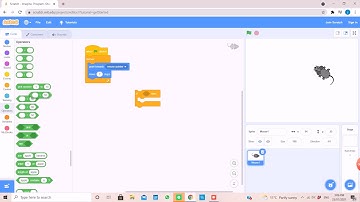 Creating a Scratch cat and mouse game.