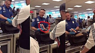 Hilarious airport prank: That's not MY sex toy I swear!