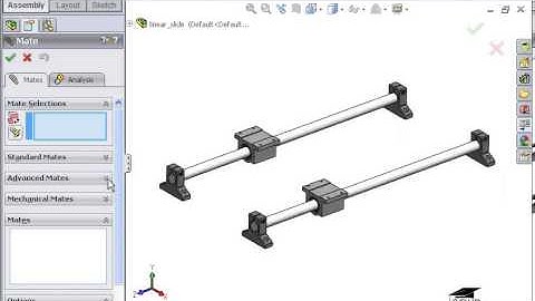 5 Advanced Mate Types   04 Linear Coupler Mate solidworks