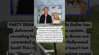 Sarah Michelle Gellar SHOCK! She Just Kicked Out Unwanted Party Guests! #buffy