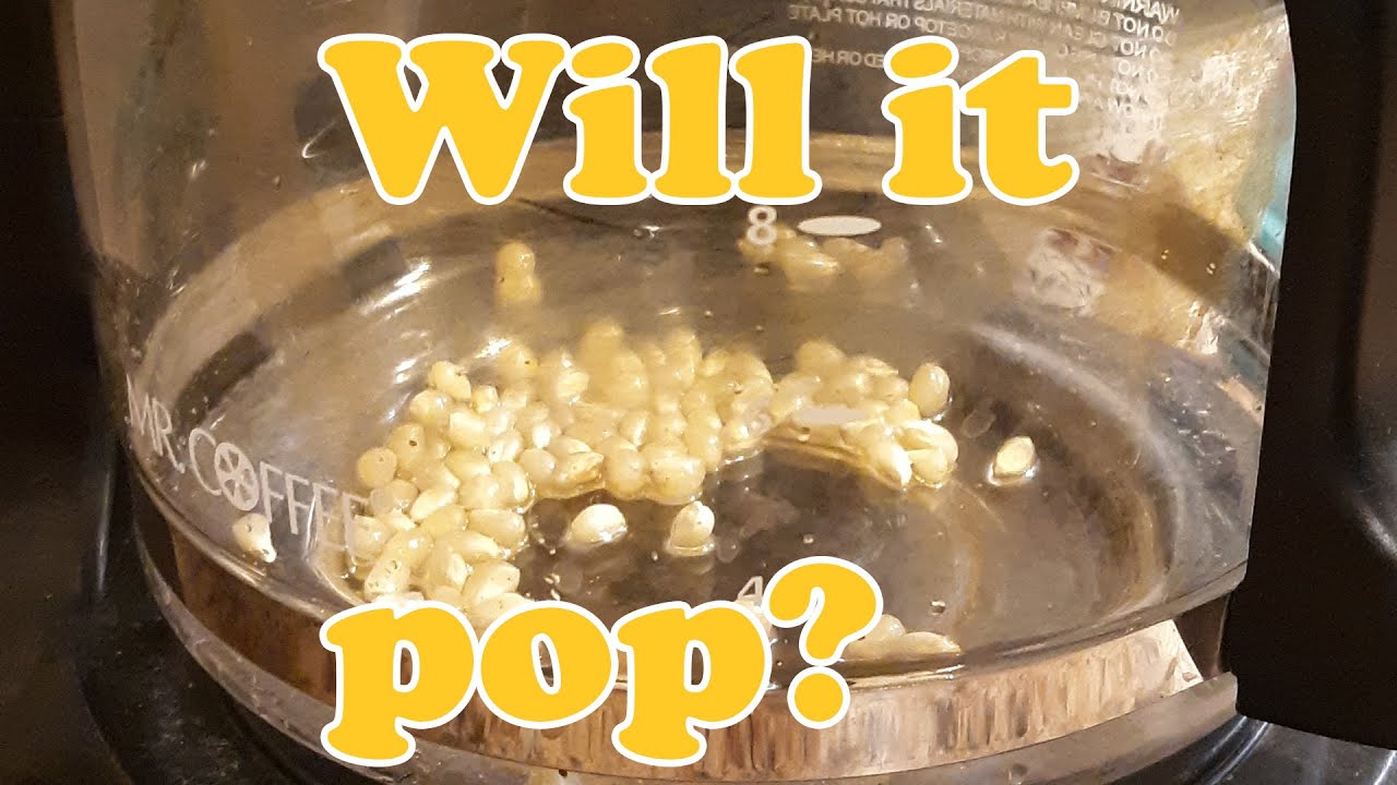 coffee pot microwave popcorn