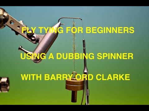 Fly tying for beginners using a Dubbing spinner