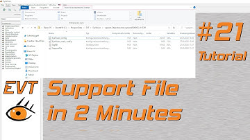 How to create a support file in EyeVision (Tutorial #21)