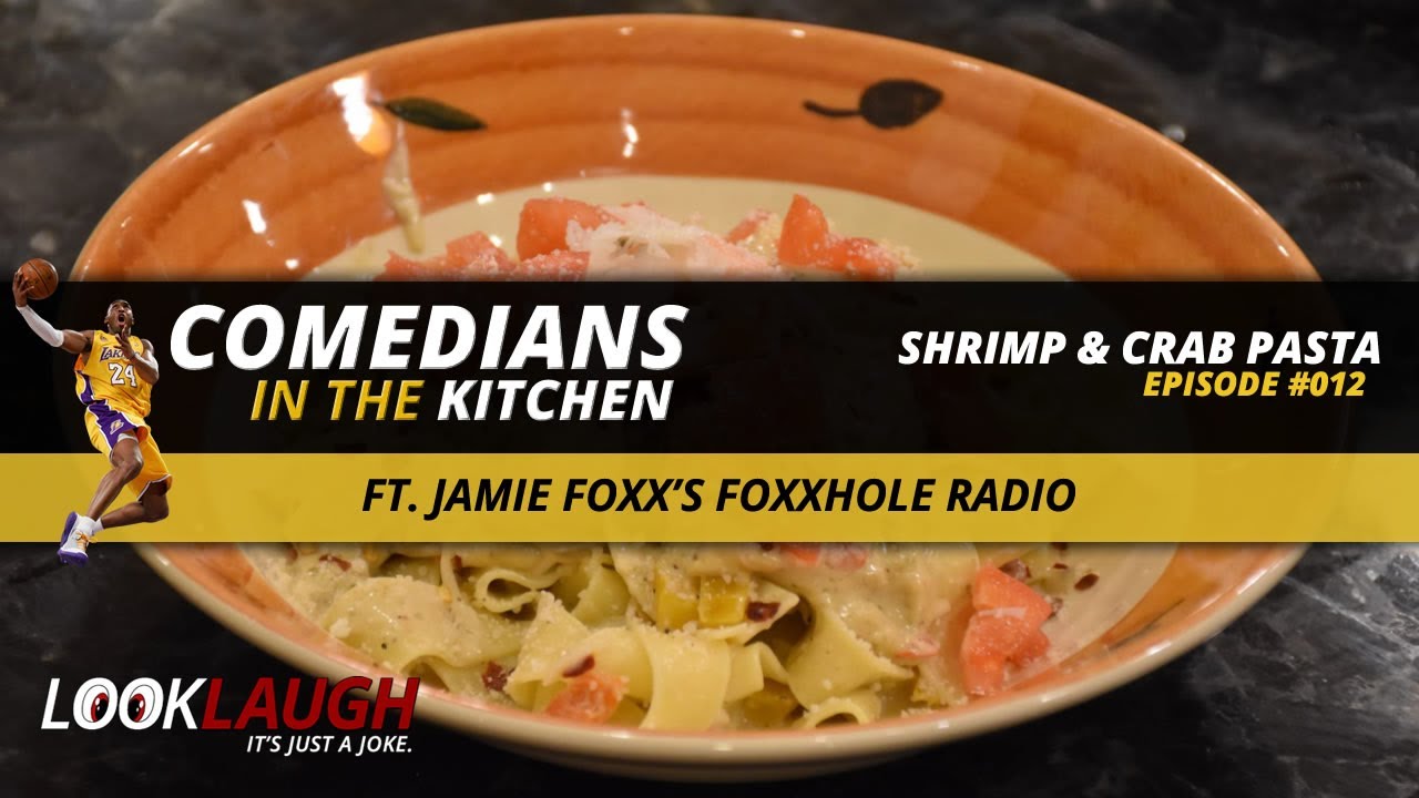 Shrimp & Crab Basil Alfredo Pappardelle Pasta (ft. Jamie Foxx