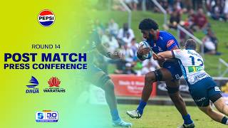 Swire Shipping Fijian Drua Round 14 - Post-match Press Conference | DRU V WAR