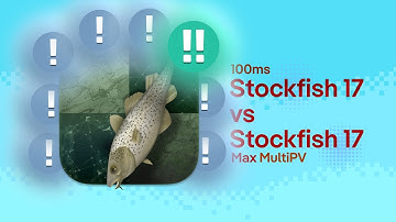Stockfish 17 vs Stockfish 17 both with 100ms and Max MultiPV