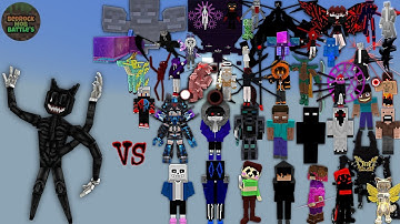 Cartoon Cat (Gojidraw) vs Random Op and Broken Bosses | Minecraft Bedrock | Mob Battle 