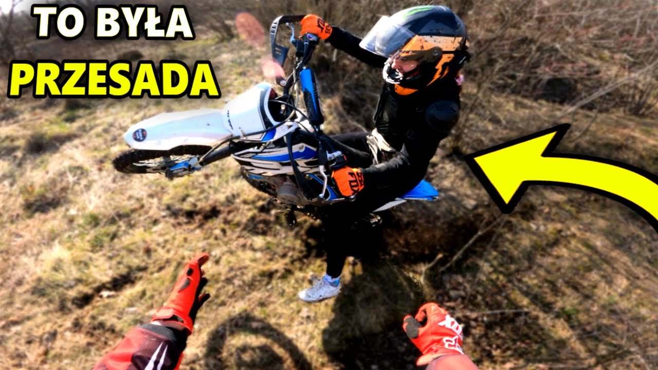 WZIĄŁEM JĄ W ENDURO! BYŁA GROŹNA GLEBA😬