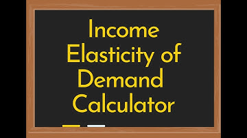 Income Elasticity of Demand Calculator