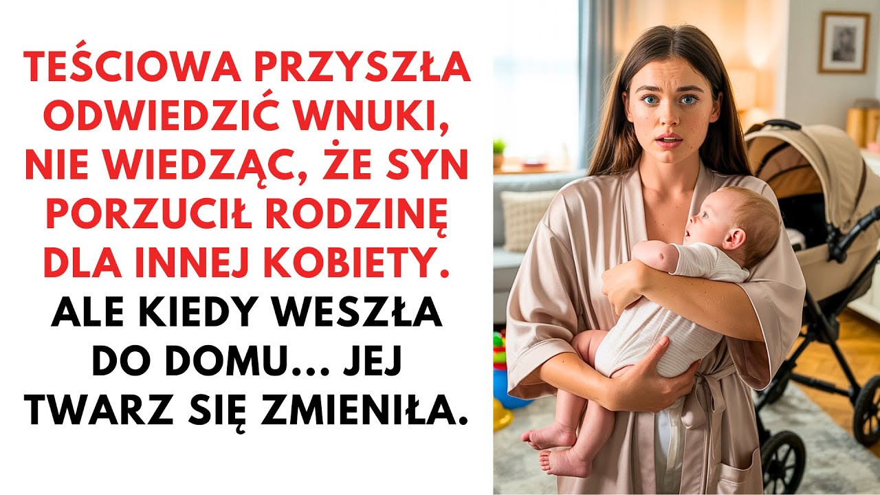 „Teściowa przyszła odwiedzić wnuki, nie wiedząc, że syn porzucił rodzinę dla innej kobiety...