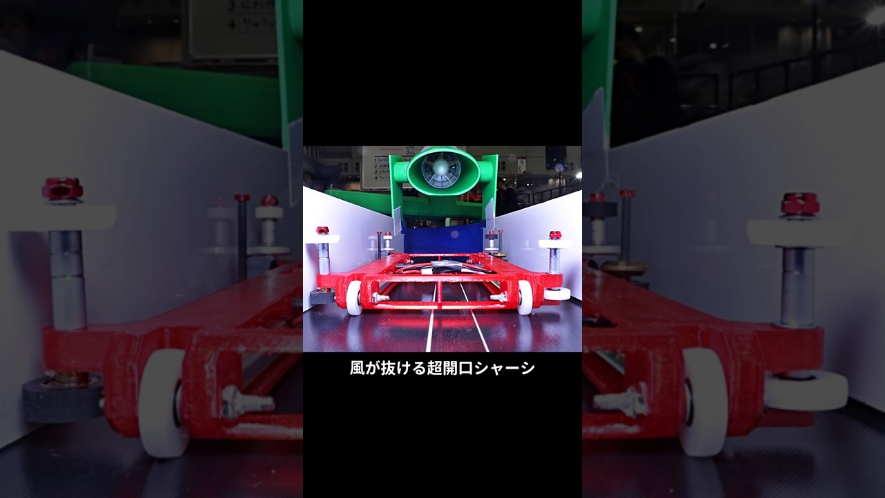 逆風30m/s VS 魔改造ミニ四駆 #shorts