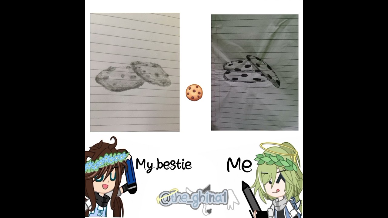 Drawing challenge with my bestie~ 