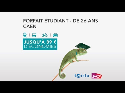 Forfait Etudiant Caen - Economisez jusqu'à 89€ !