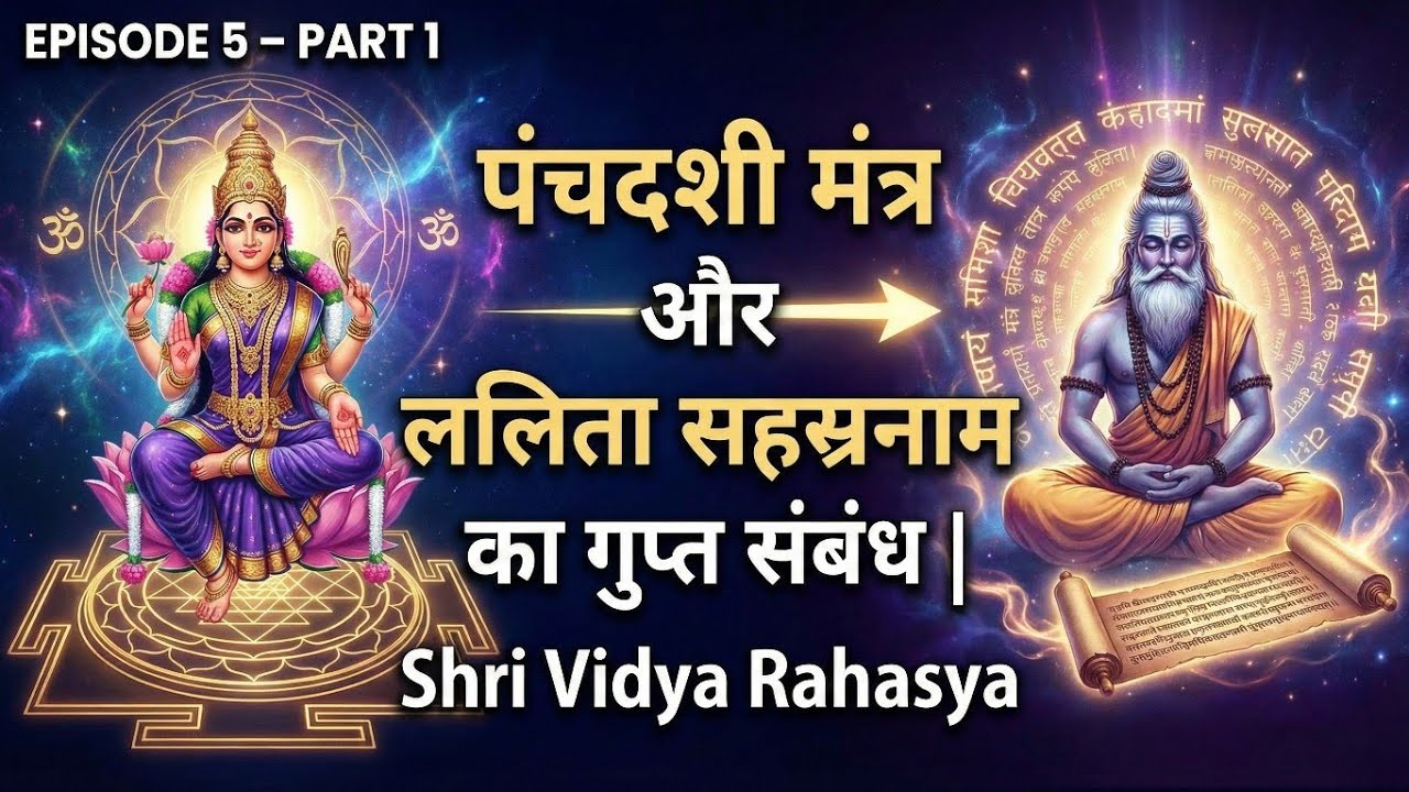 Episode 5 – Part 1 | पंचदशी मंत्र और ललिता सहस्रनाम का गुप्त संबंध | Shri Vidya Rahasya