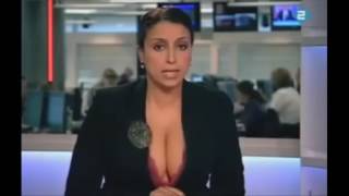 Newscaster Cleavage