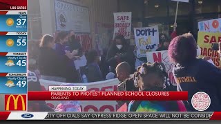 Parents to protest planned Oakland school closures