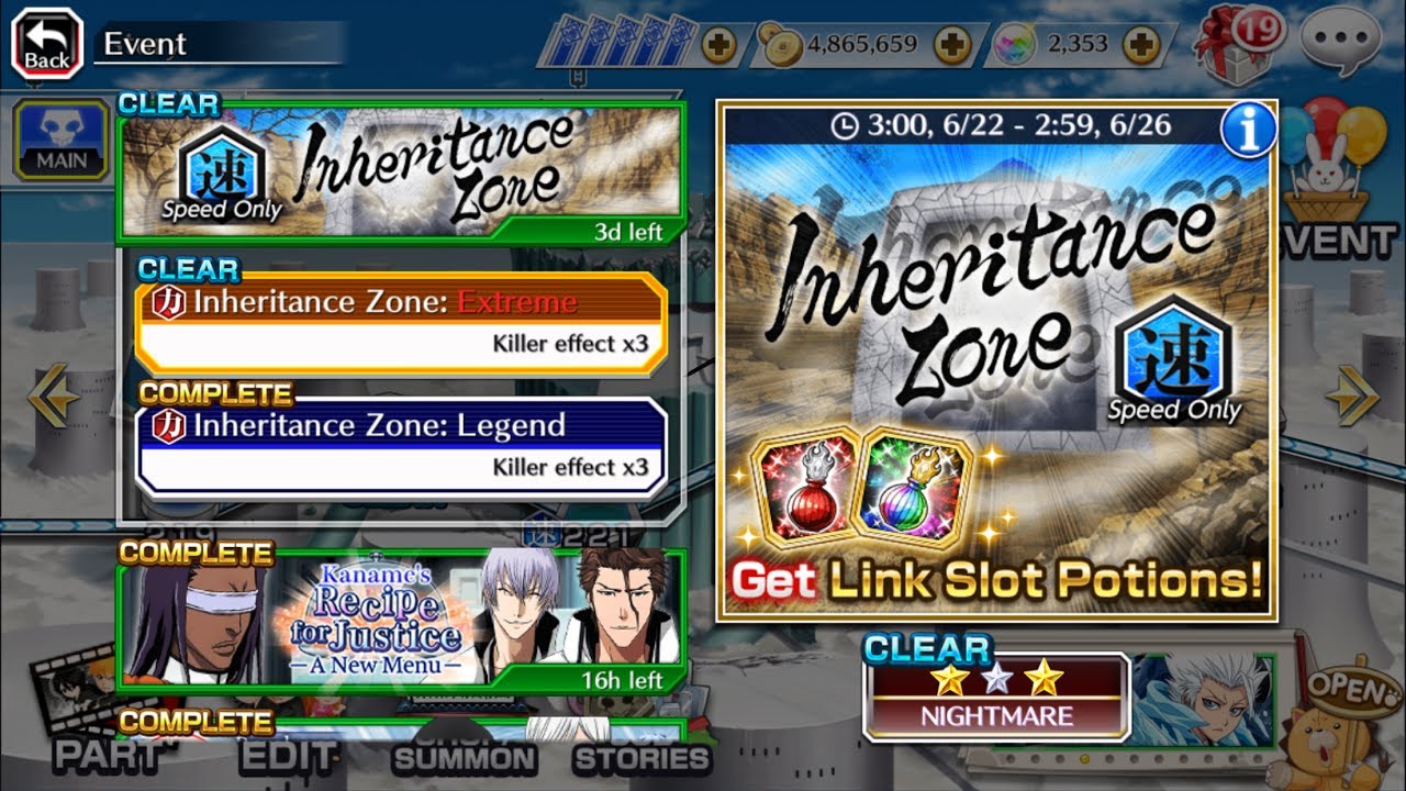 Bleach Brave Souls Inheritance Zone Bonus Stage!!! YouTube