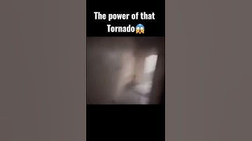 Destructive Tornado 😱#destruction #tornado #power #scary