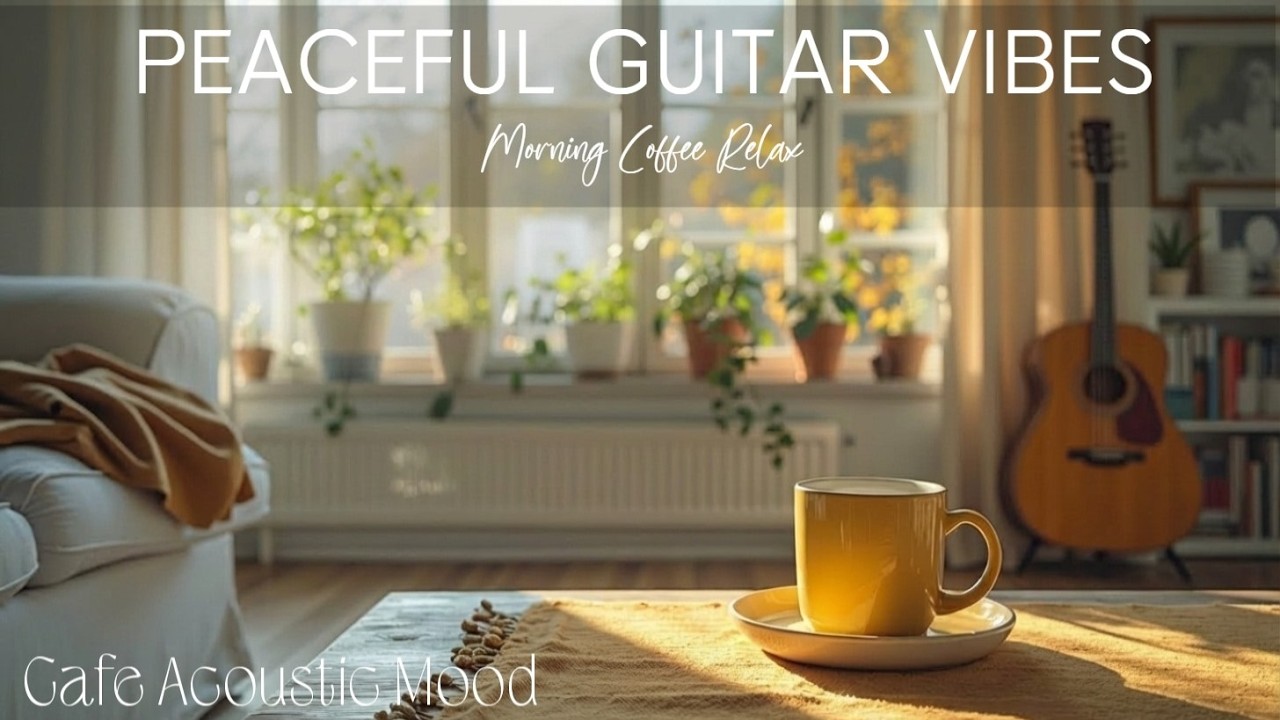 Акустическая гитара | Спокойная музыка для утра ~ Кофейная атмосфера