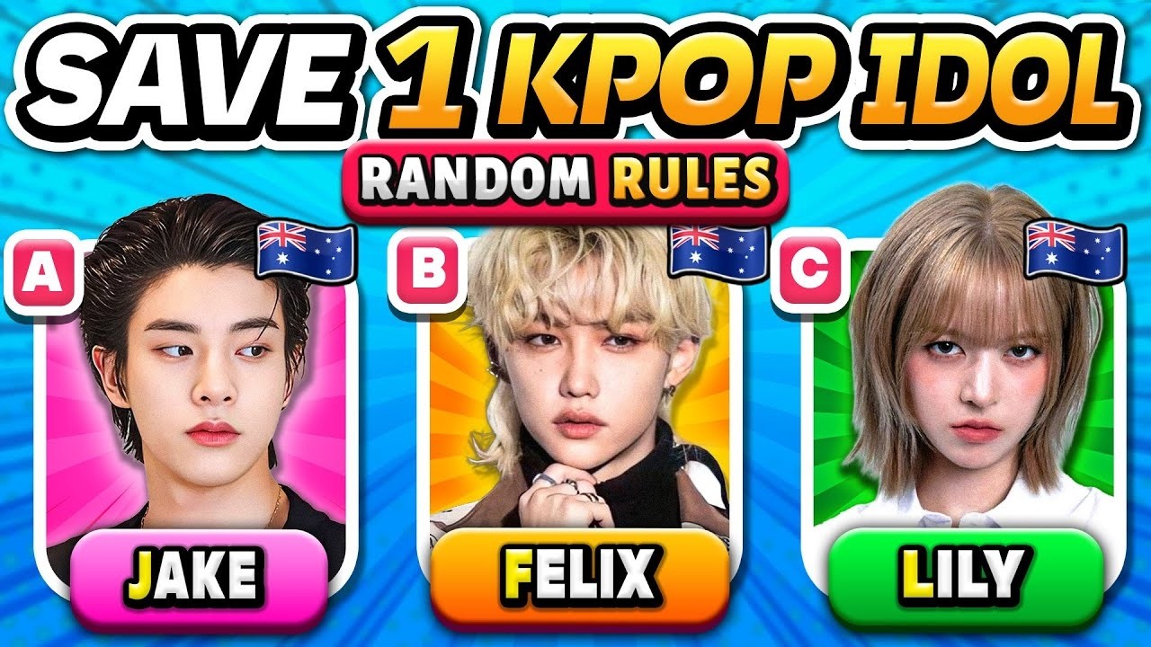 СПАСИТЕ ОДНОГО K-POP АЙДОЛА: СЛУЧАЙНЫЕ ПРАВИЛА🎶 Самый популярный айдол | K-pop викторина 2026