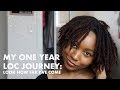 Loc Talk #7 | My 1 Year Loc Journey | Two Strand Twists to Comb Coils