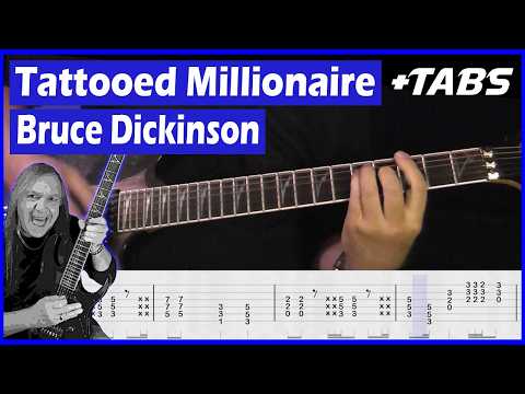 Tattooed Millionaire Guitar Lesson – Bruce Dickinson | Easy Step-by-Step Tutorial