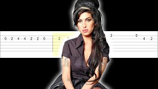 Amy Winehouse - Back To Black (Easy Guitar Tabs Tutorial)