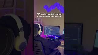 Kalian berapa jam sehari belajar ngoding?🥹 Semangat ya!#codinglife #techtok #codingtok