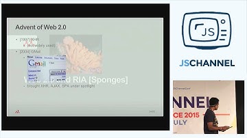 JSChannel 2015 - Evolution of Javascript Frameworks