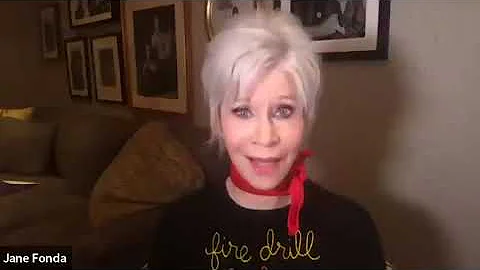 Jane Fonda in Fireside Fire Drill chat with Christ...