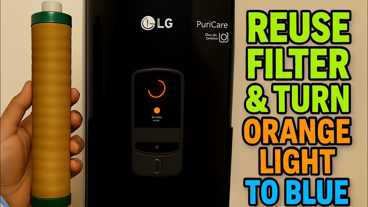 LG Water Filter Reuse Trick ⚡ Save Money | Easy DIY Method You Must Try! Home Needs