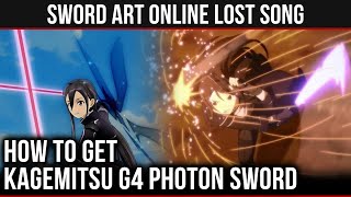Sword Art Online: Lost Song - Kagemitsu G4 Photon Sword Location & Upgrades