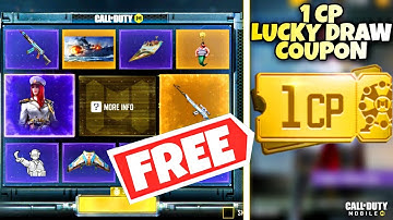 HOW TO GET FREE 1 CP LUCKY DRAW COUPON IN SEASON 4 2023 AND GET FREE REWARDS AND CHARACTERS IN CODM